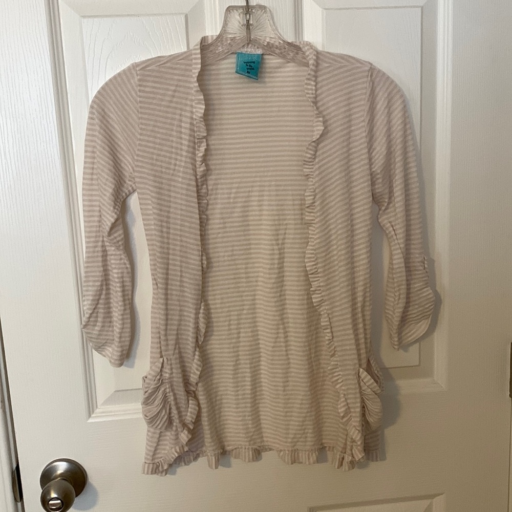 h.i.p. Cardigan with Ruffle Detail
